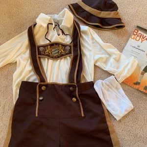 Men’s Bavarian German costume Lederhosen Medium